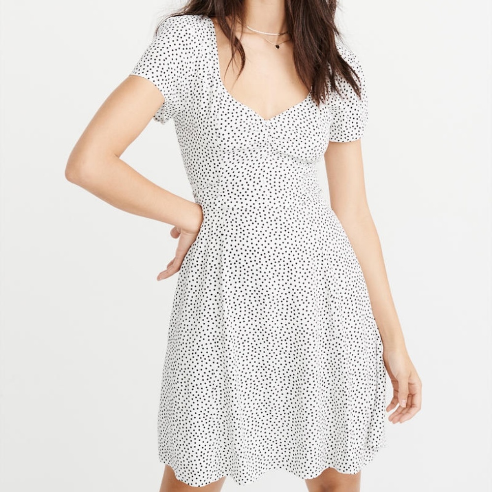 Abercrombie & Fitch Cinched-Front Dress XXS TALL